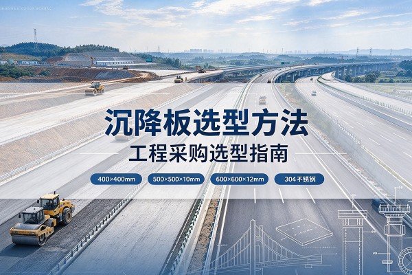 青秀沉降板选择方法