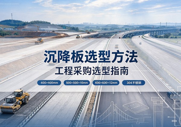 青秀沉降板选择方法