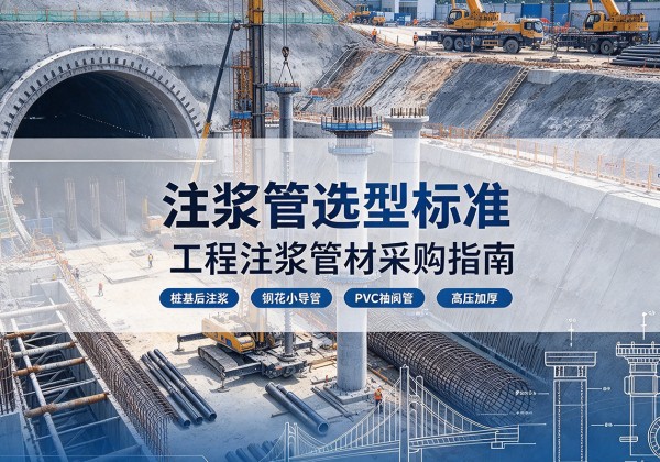青秀注浆管选型标准